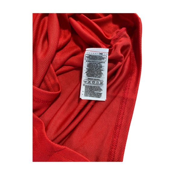 Adidas Men's Dry Fit Red Short Sleeve Training T-Shirt Size Small - Picture 4 of 5
